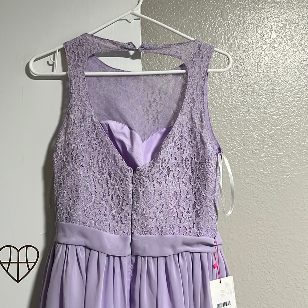 Bridesmaid dress size 8 lilac, super cute!